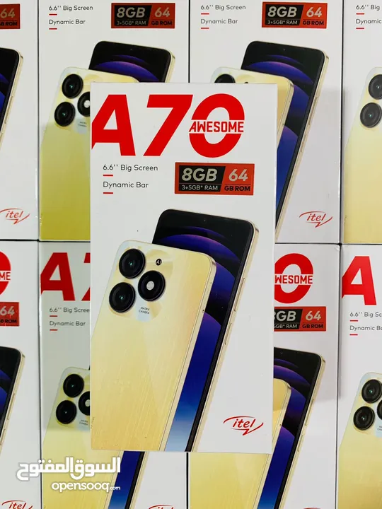 الجهاز المميز ايتل / itel A70 8GB-64G اقل سعر في المملكة
