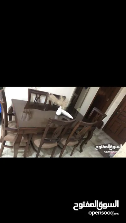 طاولة سفره زان 6كراسي