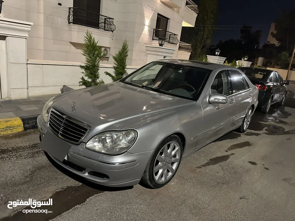 مرسيدس غواصة 350S للبيع موديل 2003 لون سلفر