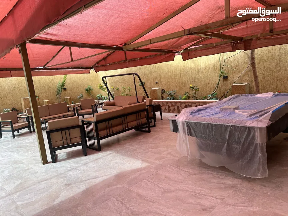 شاليه و مزرعه للايجار بالغور 50 دينار مسبح مدفأ 4*8 بدون عربون مع بلياردو و ترامبولين