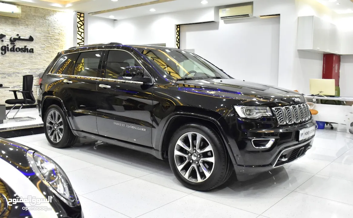 Jeep Grand Cherokee Overland 4x4 ( 2018 Model ) in Black Color GCC Specs
