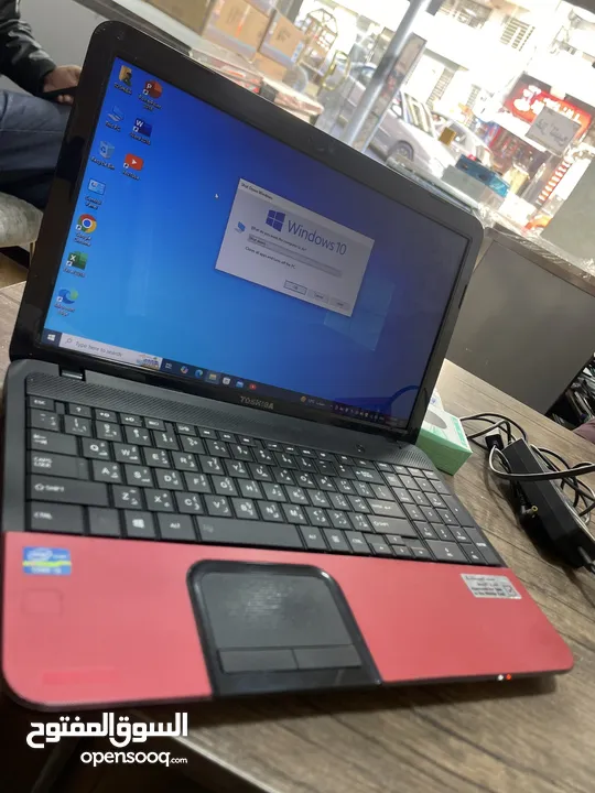 لابتوب توشيبا لون احمر Core i5 بسعر 115