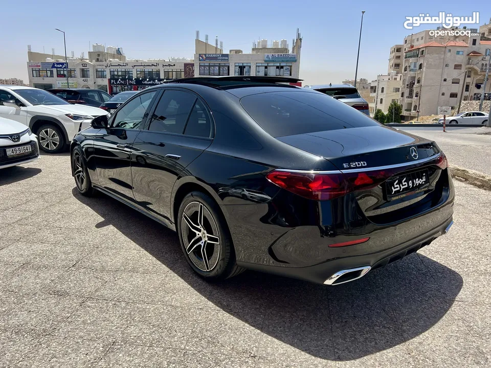 مرسيدس E200 AMG بانوراما كت اسود نايت 2024 الشكل الجديد وارد المانيا بحالة الزيرو مميزة