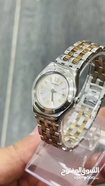 Swatch swiss  سواتش سويسري الساعة بحالة الوكالة استعمال خفيف بدون وكفالة