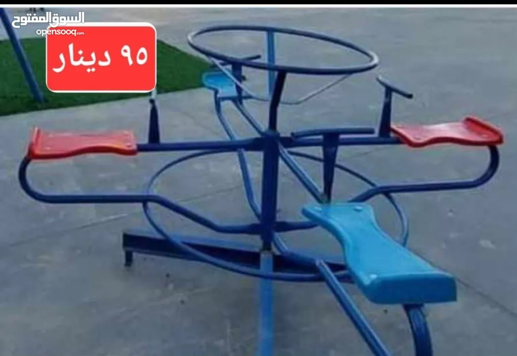 مرجيحة حديد جنازير ثنائية مع كرسي طفل   . العاب مزارع وشاليهات مراجيح وسحاسيل متوفرخدمة التوصيل