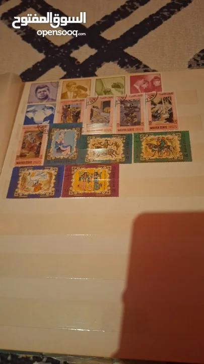 stamps collection.