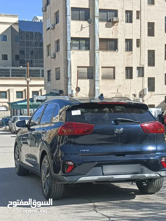 كيا نيرو 2020  تورينج لون كحلي سمارات فحص كامل جمرك حديث وارد كوري