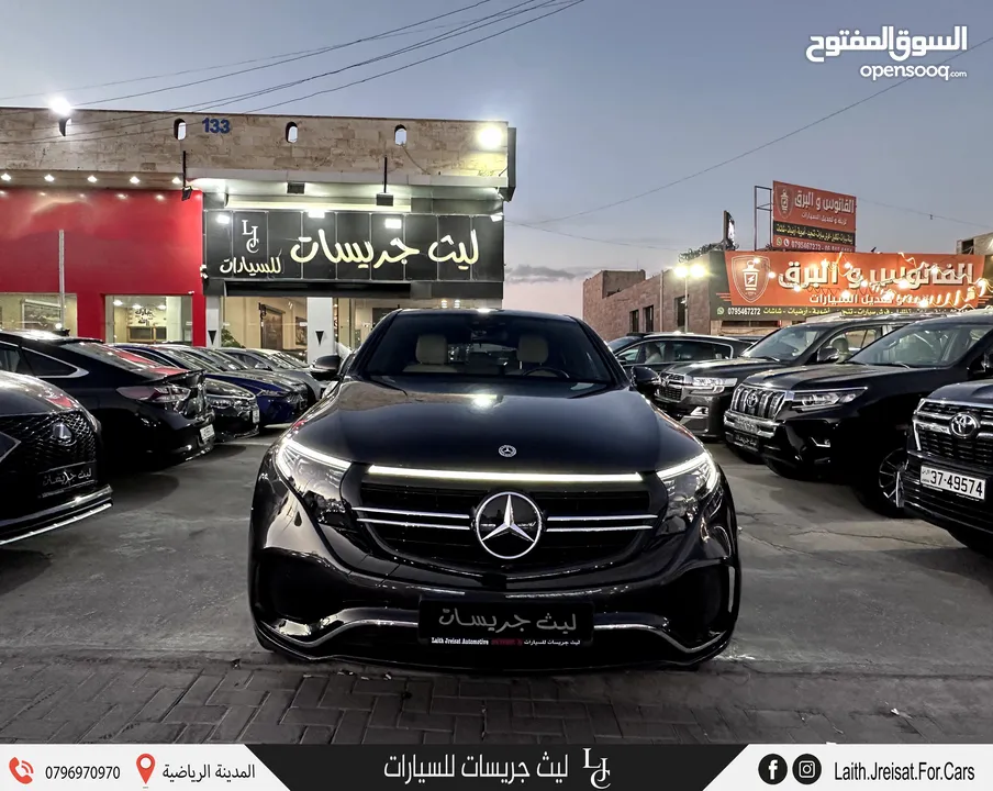 مرسيدس بنز EQC الكهربائية بالكامل 2021 Mercedes Benz EQC 400 4MATIC AMG KIT