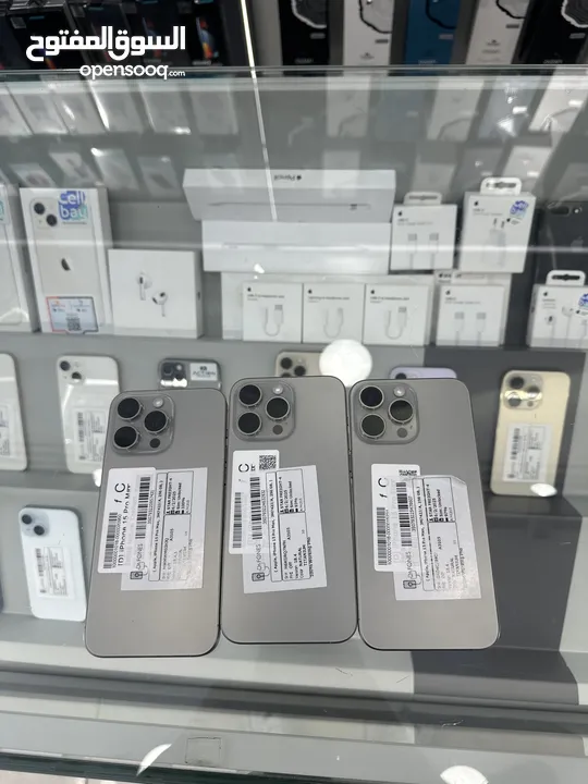 iPhone 15 pro max 256 GB used  ايفون 15 برو ماكس مستعمل بحاله الوكاله 256 جيجا  بطاريه من93/97/100