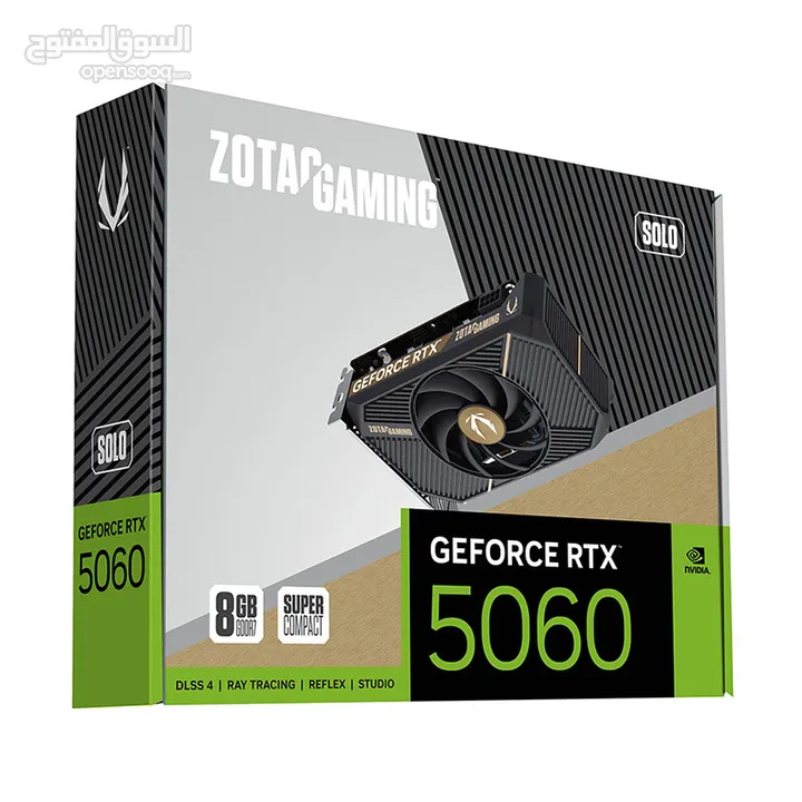 كرت شاشه RTX 5060. ZOTAK  جديد بسعر مغري