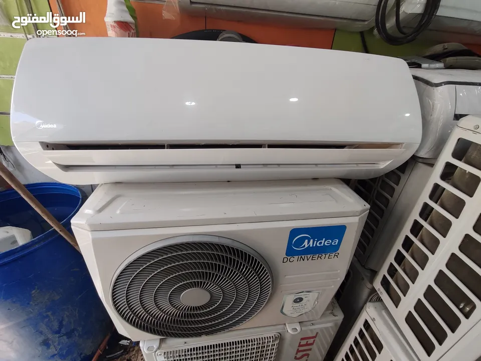 مكيفات ميديا فل إنڨيرتر مستعملة في حالة ممتازة طن وطن ونص