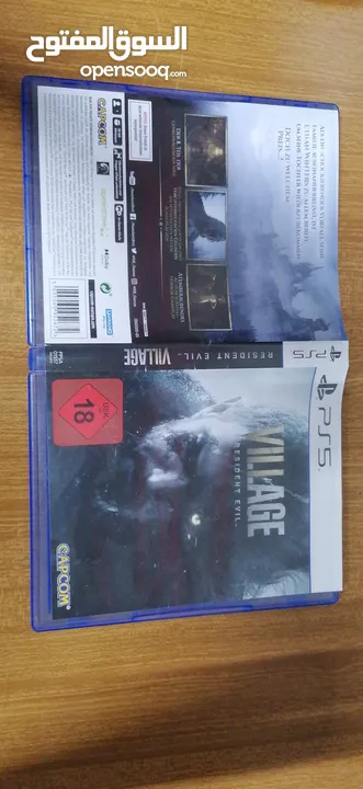 سيدي  resident evil village مستعمل بحالة الوكالة بسعر طري للتواصل 8493638*77 بدون النجمة