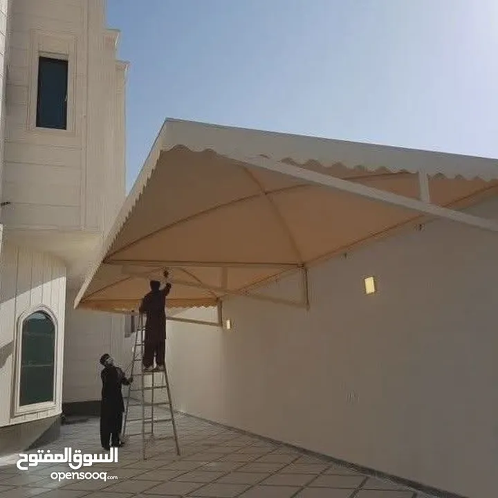 مظلات جده برجولة جده خيم جده بيوت الشعر الملكي جده سواتر جده سندوتش بنل جده وصيانه فك وتركيب جدي ا