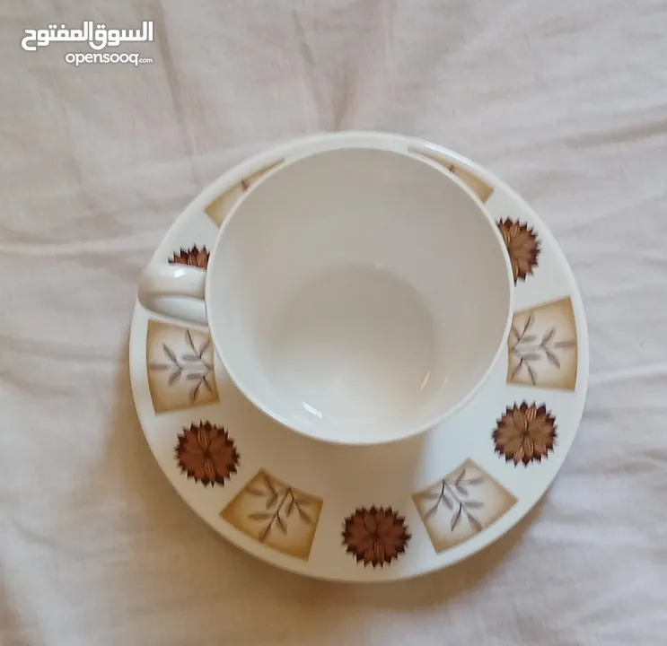 فنجان وصحن فاخر - ماركة Royal Vale الإنجليزية الأصلية