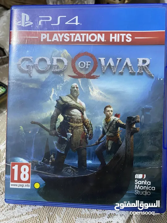 لعبة God of war للبيع