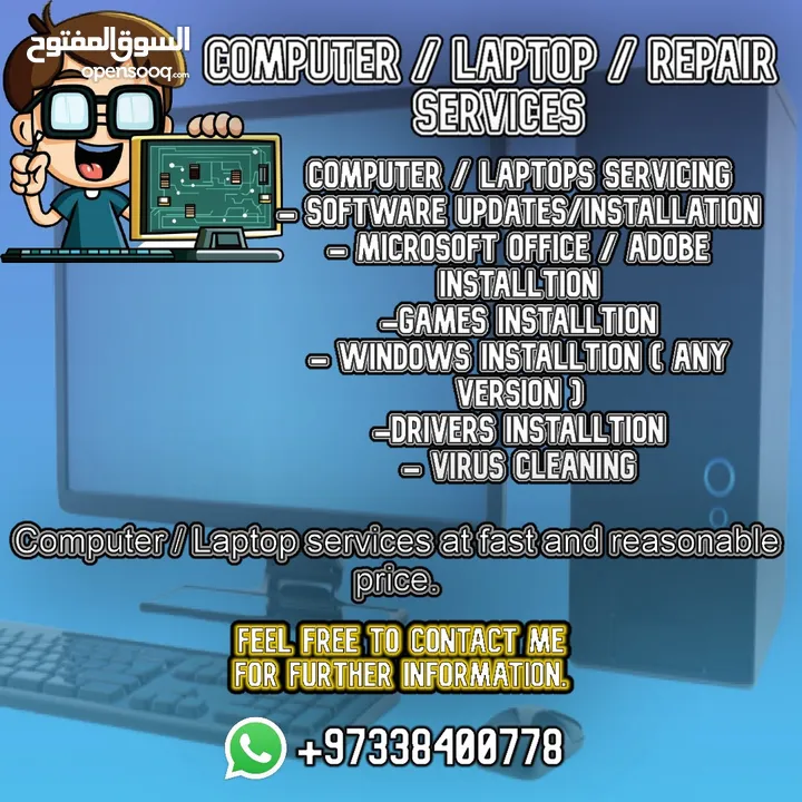 Computer / Laptop / Repair services