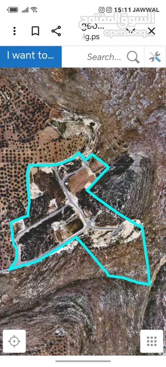 نمرتين ارض للبيع. موقع مميز كوشان طابو بسعر مغري