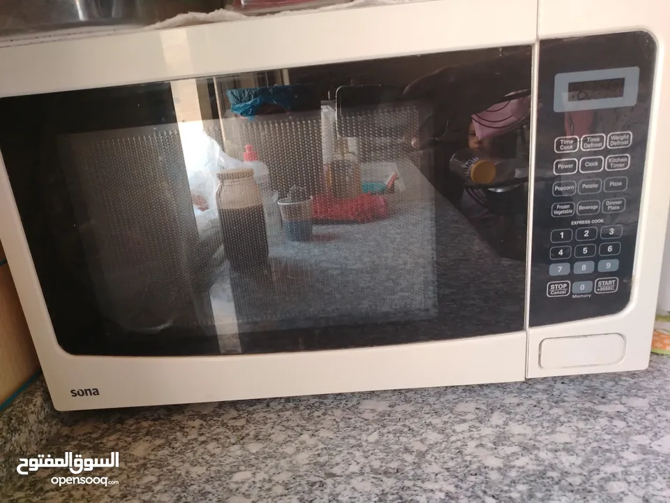 مايكروويف سونا 30 ليتر نضيف جدا استعمال بسيط