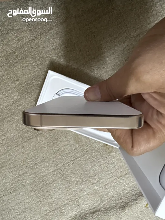 iPhone 16 Pro Max  آيفون 16 برو ماكس   تيتانيوم صحراوي  جديد  مقاومة الطرطشة والماء والغبار