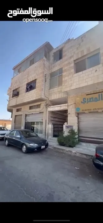 فرصة إستثمارية عمارة تجاري طابقين للبيع - جبل الحسين بالقرب من موقع جبل القلعة الأثري