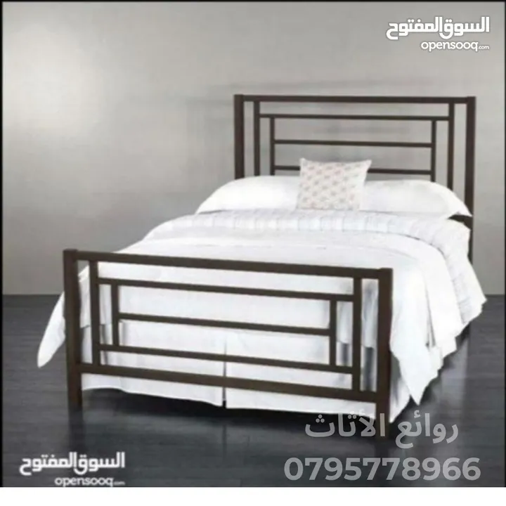 روائع الأثاث المعدني تخت حديد سرير حديد. مفرد. مجوز. مفرد ونص. طابقين.