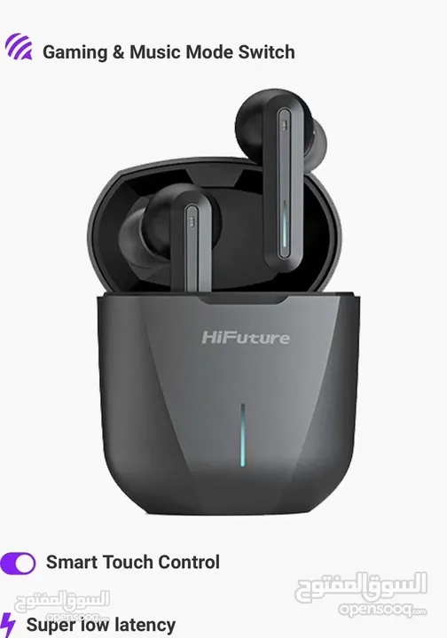 سماعات بلوتوث اصليه نو Hifuture صوت نقي وكفاله سنه