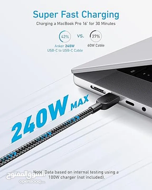 Anker Cable  240W USB C to USB C Cable