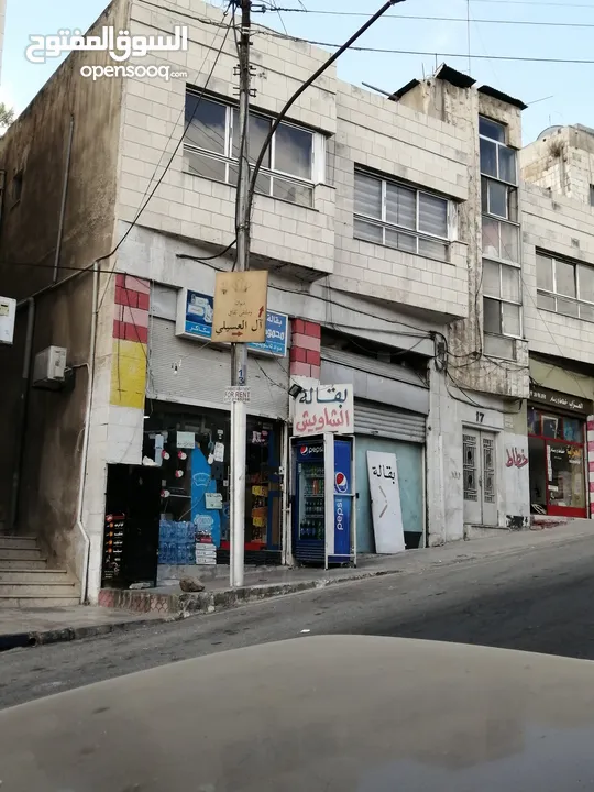 للبيع عماره تجاري قديمه 4 مخازن  في جبل عمان  طلوع الحايك بعد عماره بنك الاسكان