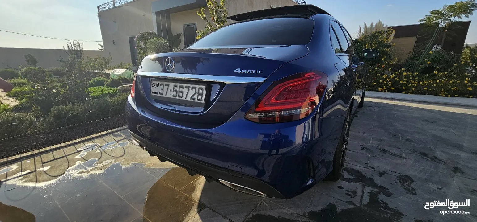 مرسيدس سي 200 AMG + 4Matic + Night Package موديل 2019 مواصفات خاصة ولون مميز Mercedes C200 year 2019