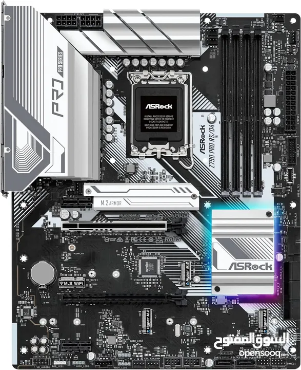 ASRock Z790 Pro RS/D4 Motherboard, Supports Intel 12th and 13th Generation CPU (LGA1700), Z790 Chips