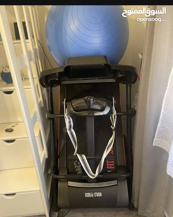 جهاز مشي world fitness treadmill full