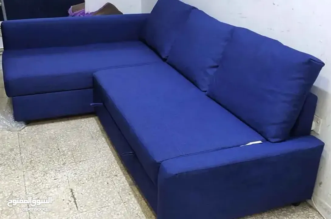 Ikea Frithen Fabric Sofa Bed With Storage