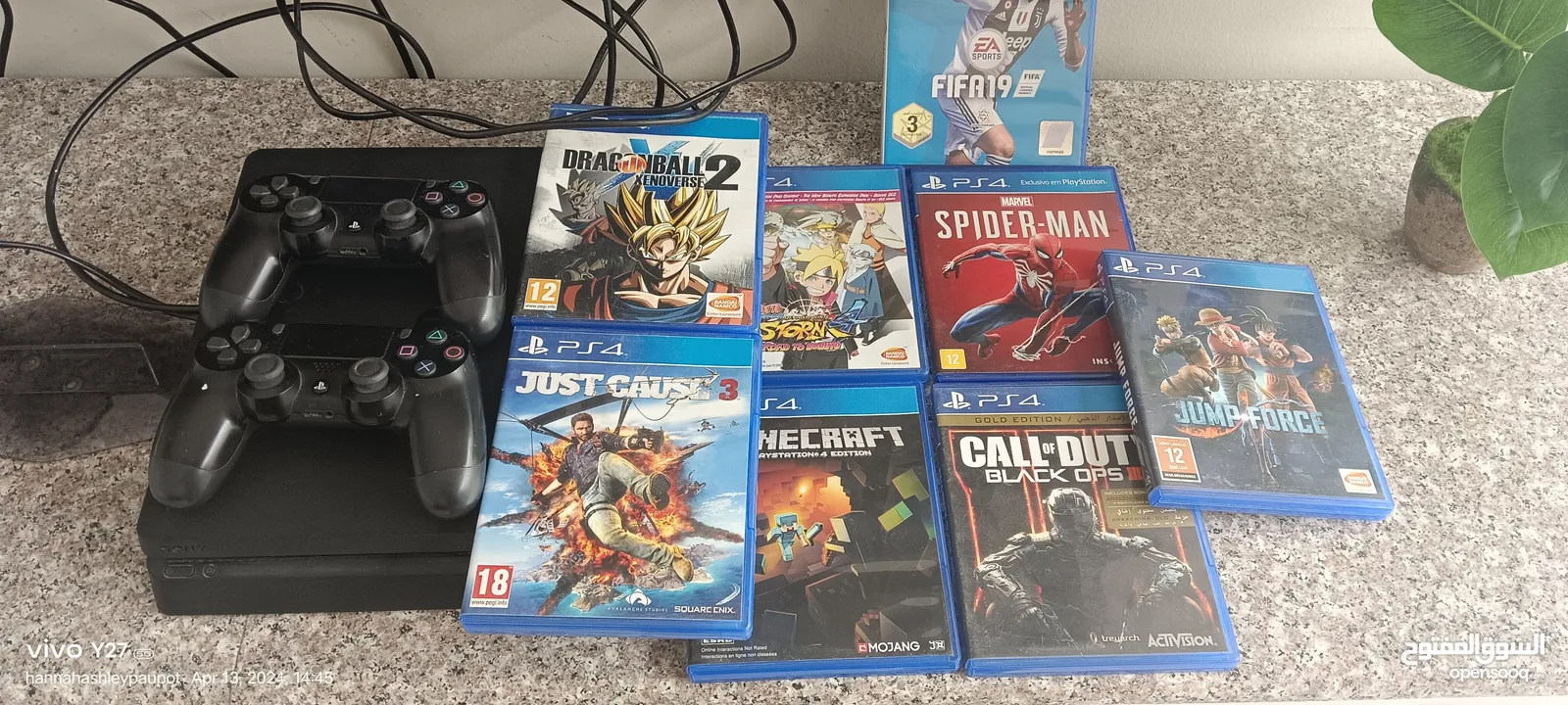 PS4 with games console