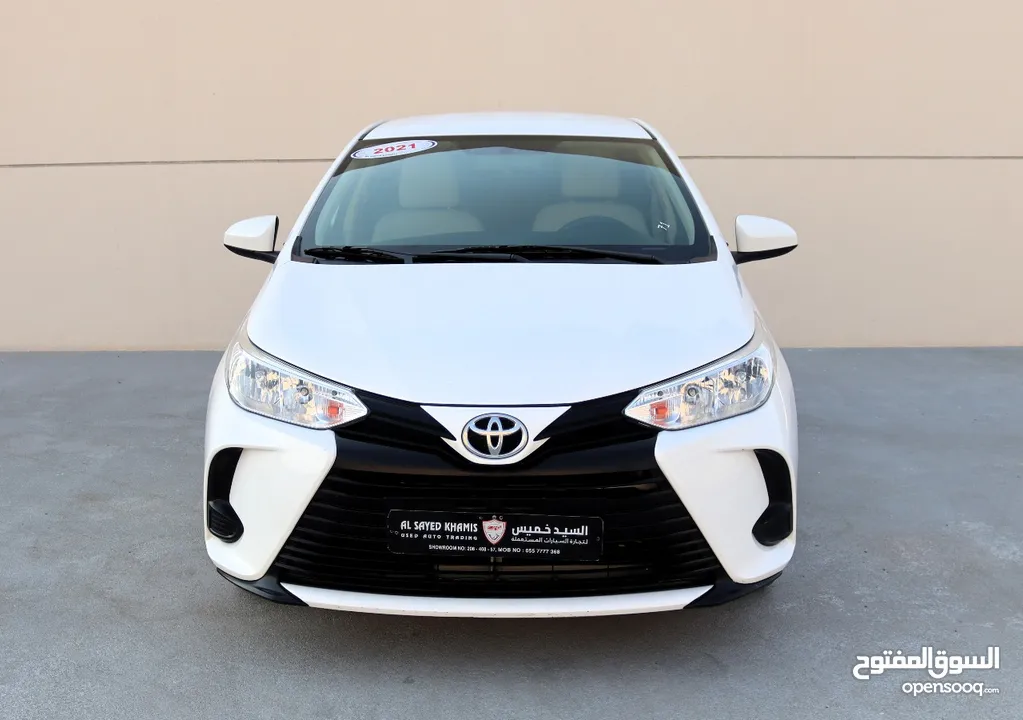 TOYOTA YARIS 2021 GCC EXCELLENT CONDITION WITHOUT ACCIDENT