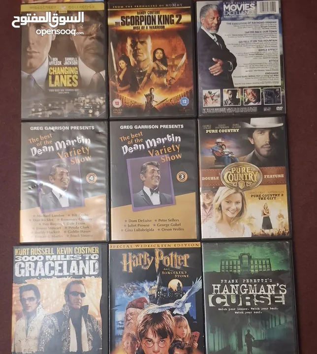 19 Original DvDs for COLLECTORS   (اوروبي/امريكي) اغلبهم جديد اصلي افلام