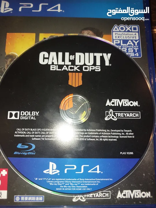 سيديات لل play station 4 call of duty بأسعار رخيصة نضاف 100 بل 100 للبيع او للتبديل عمان-ابو السوس