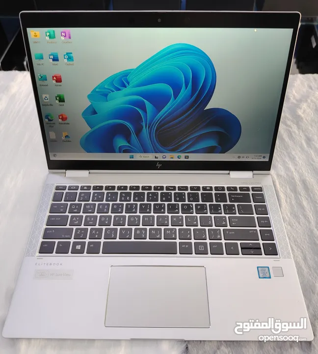 hp elitebook 1040g6 i7/8th 16/512 Touch/x360