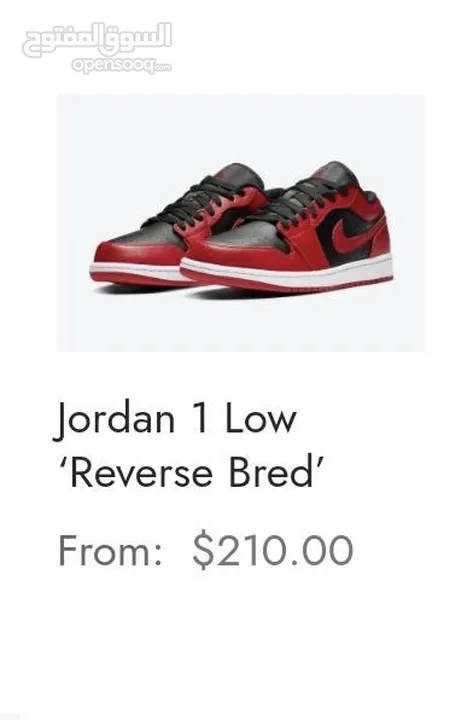 Jordan 1 low size 41 i sell because is not fit for me know