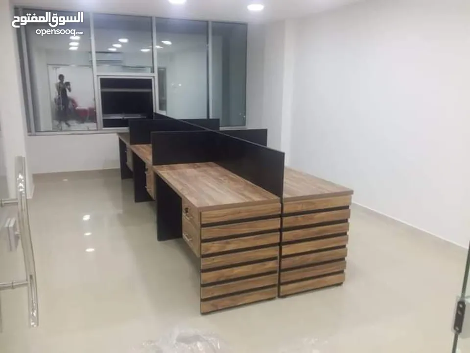 بارتيشن موظفين / ورك ستيشن رباعي  سداسي ثماني حسب الطلب من المصنع مباشرة