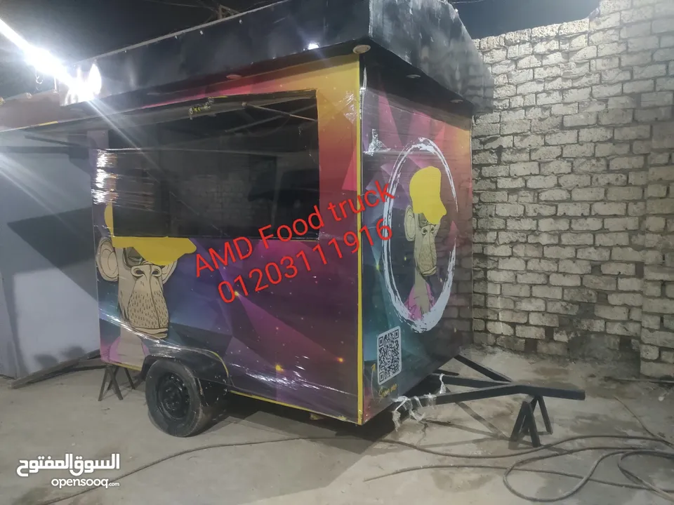 مطاعم متحرك  food truck كرفان مطعم