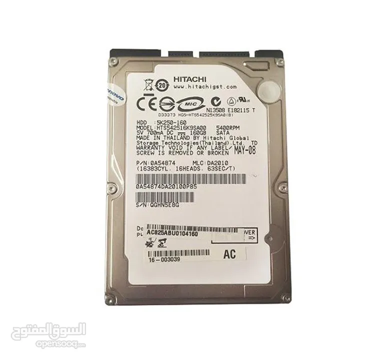 HDD 160 GB هارد دسك للابتوب  والدسكتوب