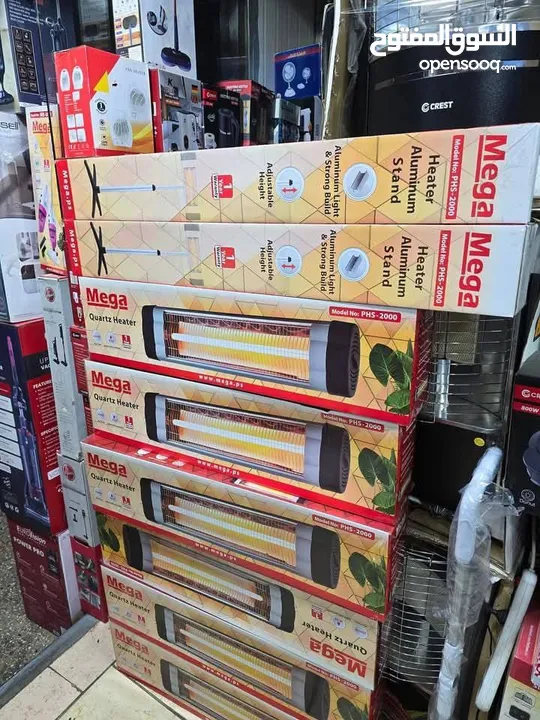 صوبة المساحات تعليق مع ستاند للغرف من ميجا قوة 2000 واط بامكانها تدفئة مساحة تصل إلى 40 م مربع