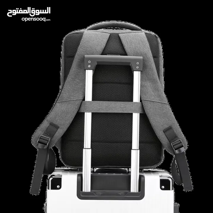 حقيبة ظهر مع USB متعددة الجيوب ذات سعة كبيرة انش S63-15.6- LARGE CAPACITY OUTDOOR LAPTOP BACKPACK