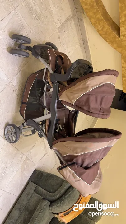 عرباية اطفال نوع جونيور كرسي دبل توآم