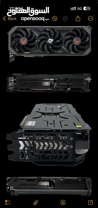 PowerColor Red Devil AMD Radeon RX 7900 XTX (24GB) كرت شاشة