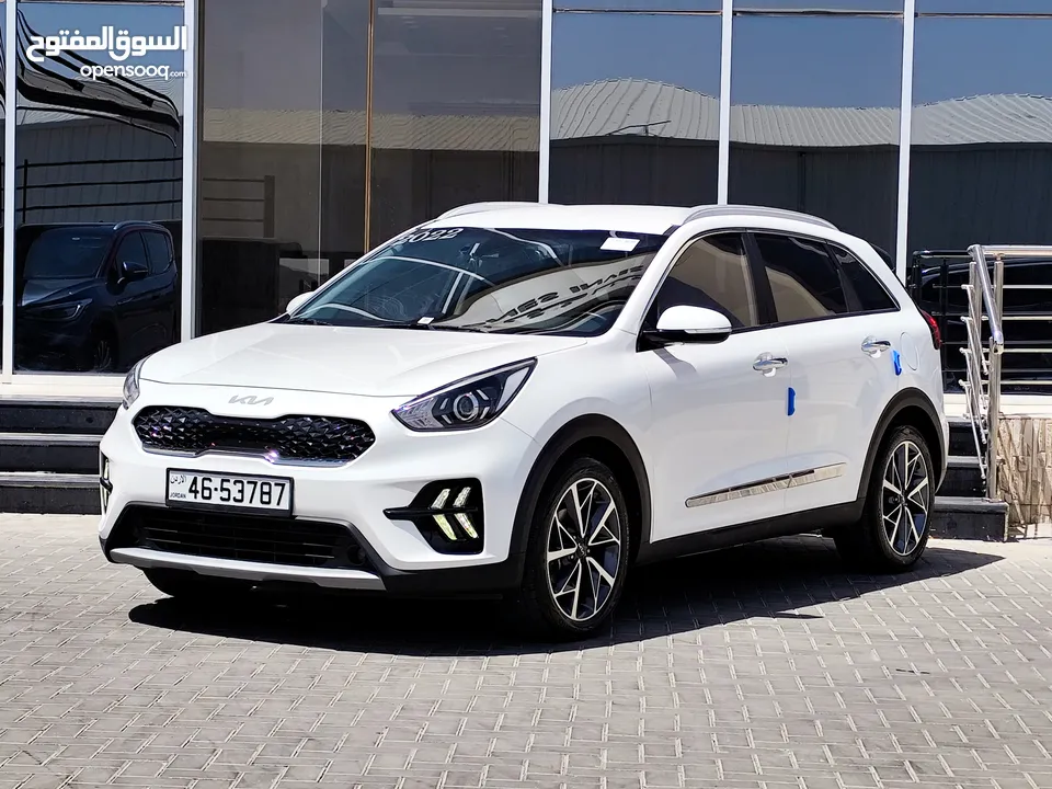 كيا نيرو 2022 KIA NIRO HYBRID جمرك جديد وارد كوري فحص كامل بحالة الوكالة