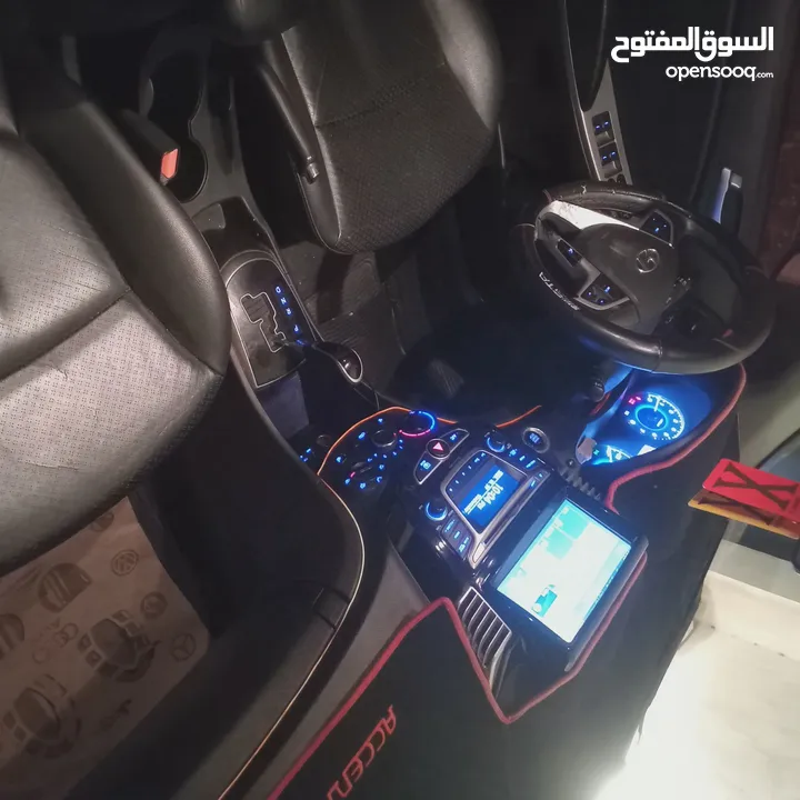 هونداي اكسنت 2016 بنزين أوتوماتيك بصمة دهان شركة