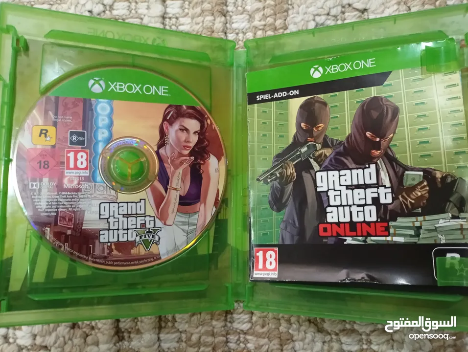 اقراص XBOX one  ،GTAوFIFAو2K20