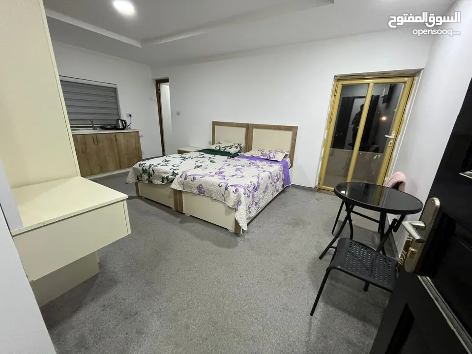 استديو مفروش للإيجار في الماصيون قرب بنك القدس