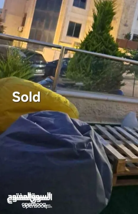 Waterproof gray bean bag for sale